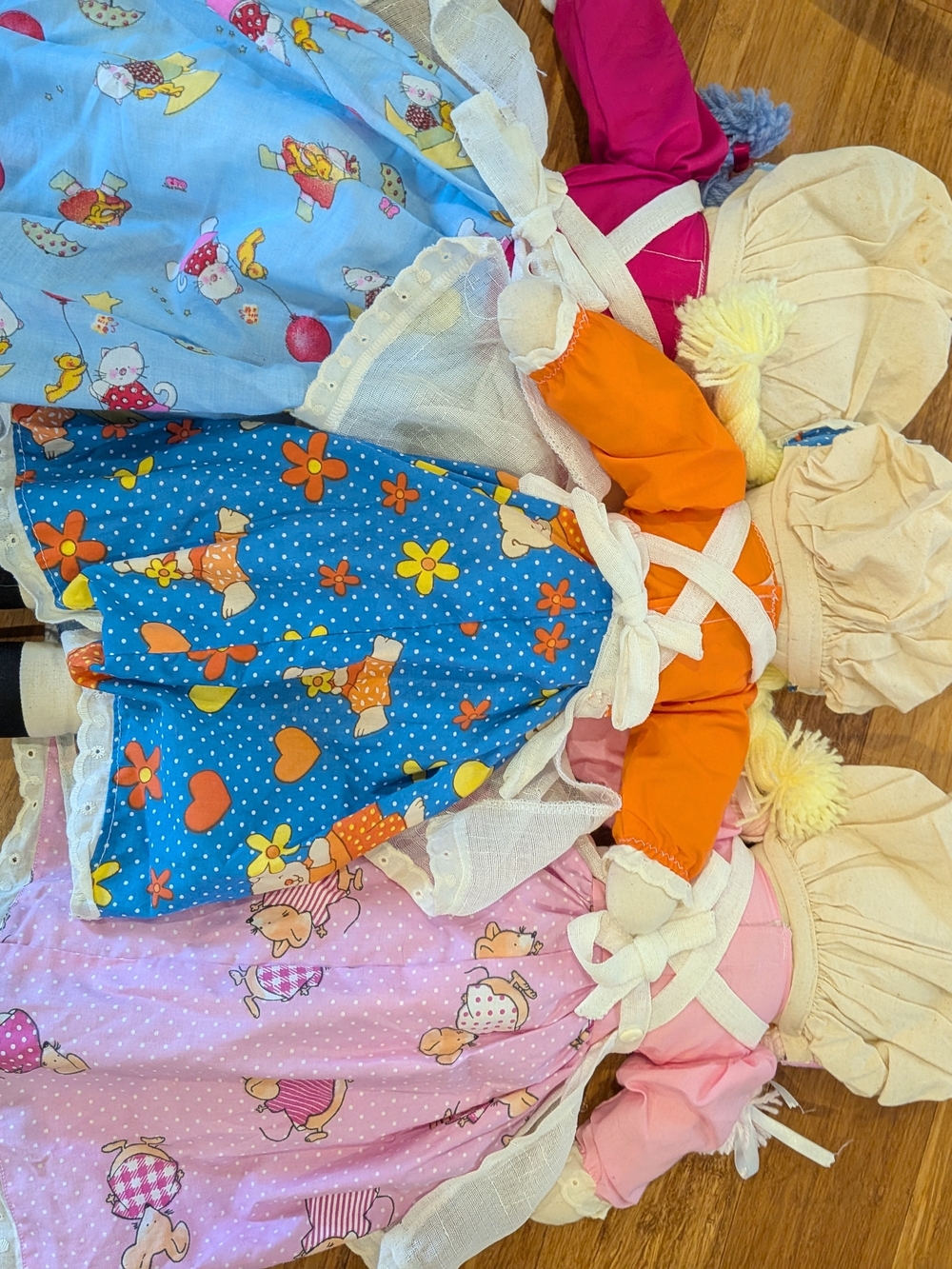 Handmade In chili Set Of 3 Rag Dolls - Picture 8 of 9